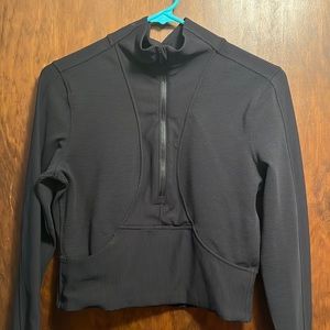 Lululemon black long sleeve top. Size 8.